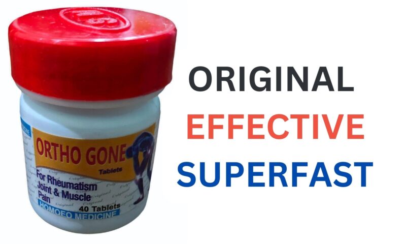 Buy Original Ortho Gone (40 Tabs) by Rohit Homeo Laboratory.