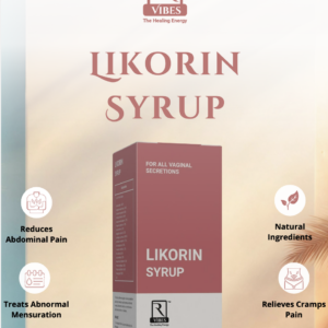 Likorin Syrup is a restorative female tonic that helps manage vaginal discharge, backache, pelvic pain, menstrual irregularities, abdominal cramps, and anaemia. It also eases associated anxiety and acts as an effective anti-infective. Formulated to support overall reproductive health and hormonal balance in women.