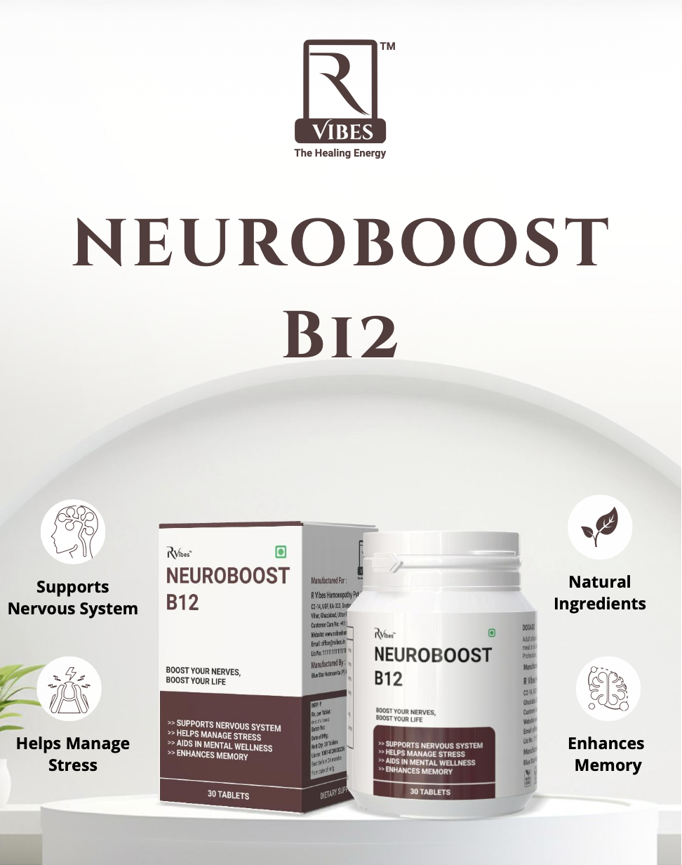 RVibes Neuroboost B12 Tablets (30 Tablets)