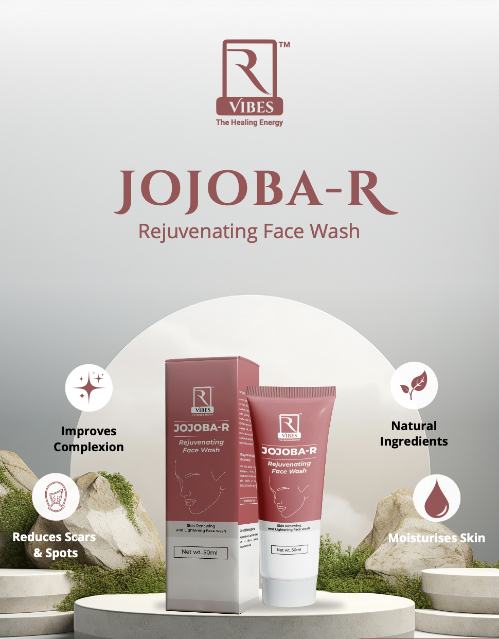 Jojoba-R Rejuvenating Face Wash (50ml)