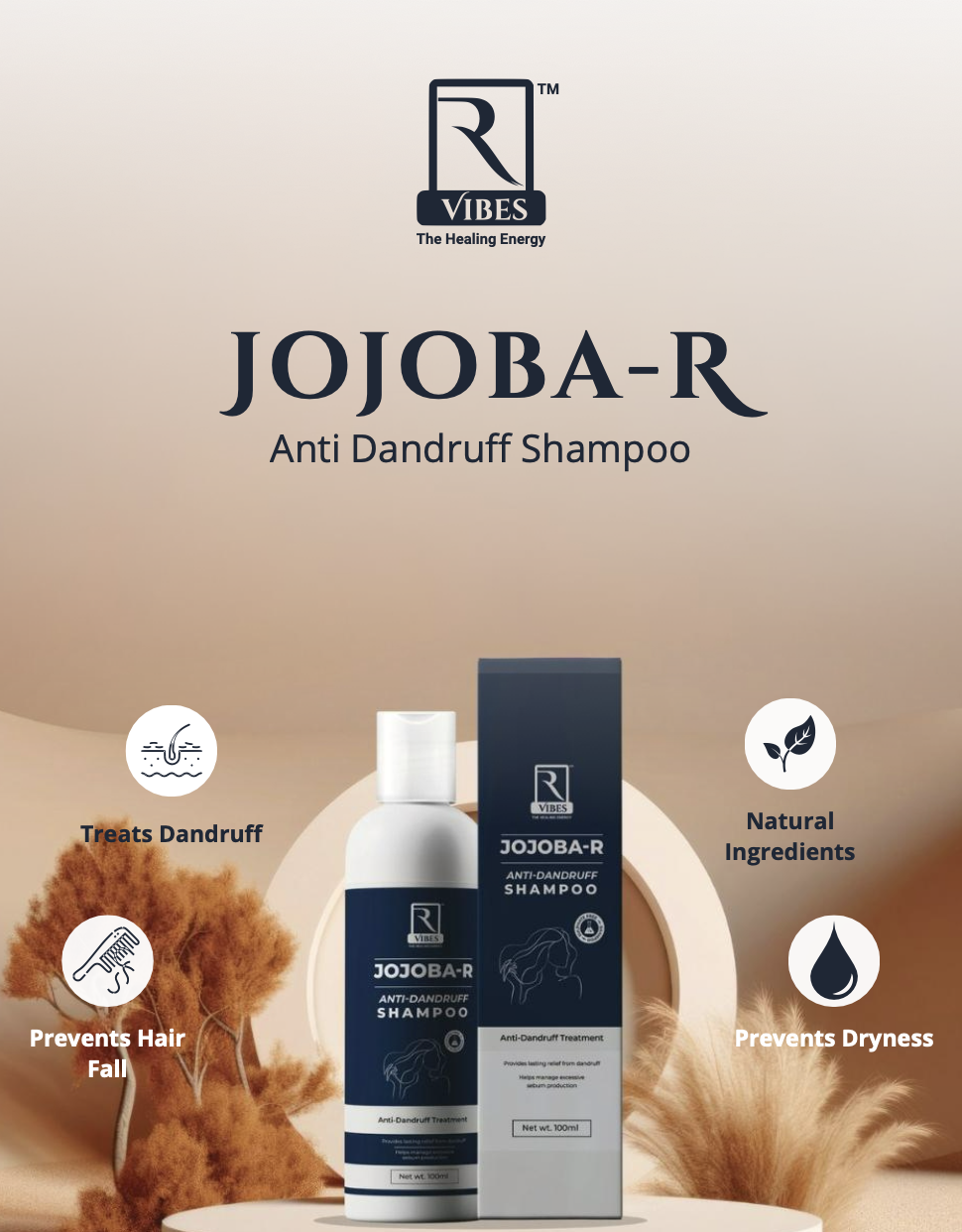 Jojoba-R Anti Dandruff Shampoo (100ml)