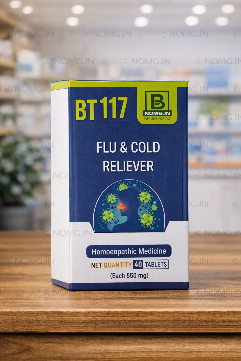 BT-117 Cold & Flu Support (40 Tablets)