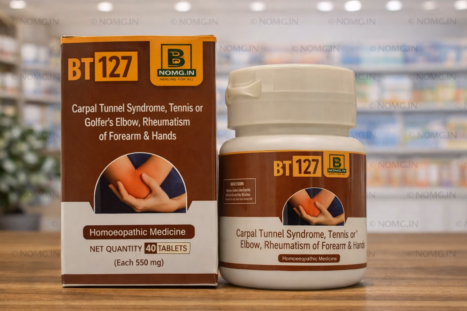 BT-127 Carpal Tunnel & Tennis Elbow Support (40 Tablets)